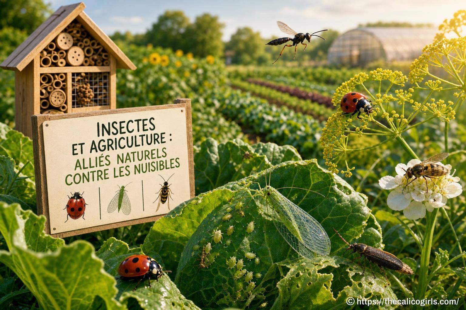 Insectes et agriculture : comment ces alliés naturels protègent les cultures