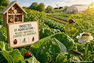 Insectes et agriculture : comment ces alliés naturels protègent les cultures
