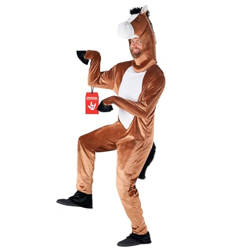 Morph Deguisement Cheval Homme, Costume Cheval Peluche Hallo