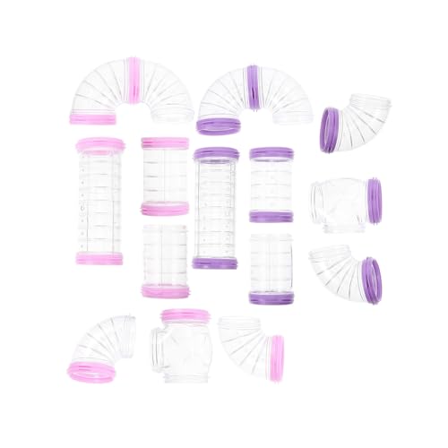 16 Pièces Tunnel pour Hamster, Lot Modulaires