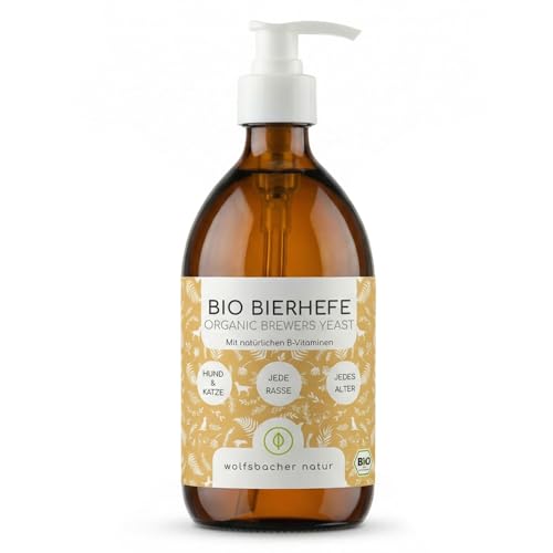 Levure de bière Bio pour Chiens et Chats | 500ml Liquide | 1