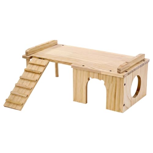 Generisch Maison pour hamster en bois avec échelle descalade