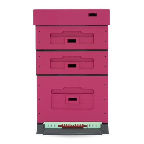 LYSON Kit Ruche dabeilles Dadant Optima avec fond en plastiq