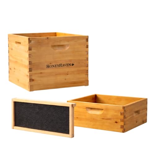 HoneyHaven Kit dextension avec 8 cadres de ruche Langstroth 