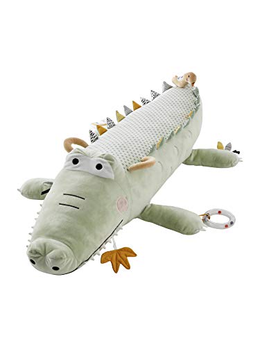 VERTBAUDET Grande Peluche d'activités Crocodile Vert TU