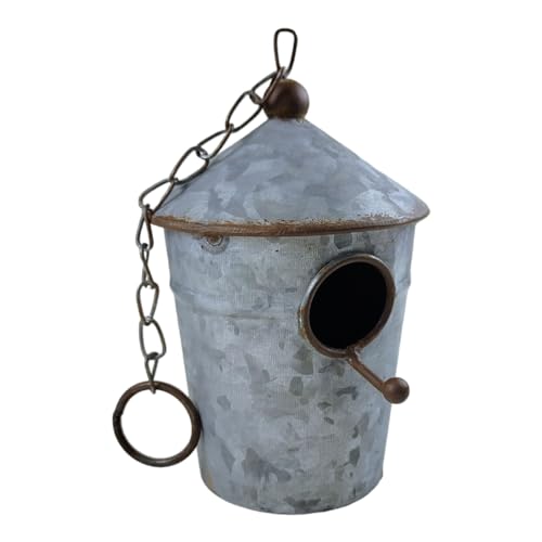 Petit nichoir pour oiseaux en zinc pour lextérieur - Nichoir