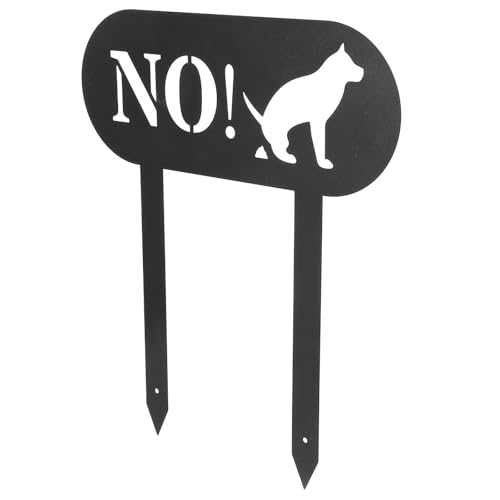 Panneau Dinterdiction Duriner pour Chiens en Fer Noir avec P