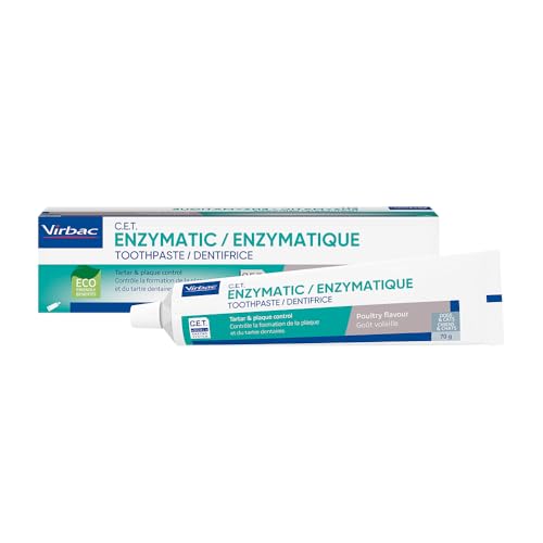 Virbac C.E.T. Dentifrice | 70 g | Arôme de volaille pour chi