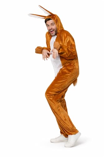 Partychimp Costume de lapin de Pâques pour adultes Costume d