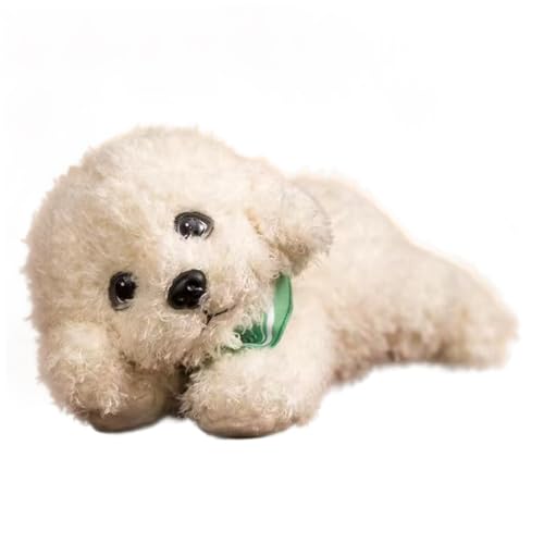 Syglawnd Animal en Peluche Caniche, Jouet en Peluche Chien r