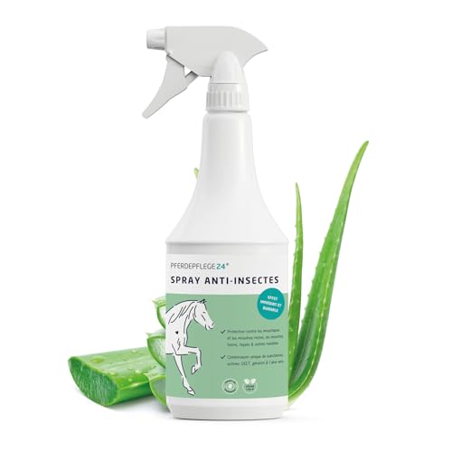 PFERDEPFLEGE24 Spray Anti Mouche Cheval DEET 1000ml - Protec