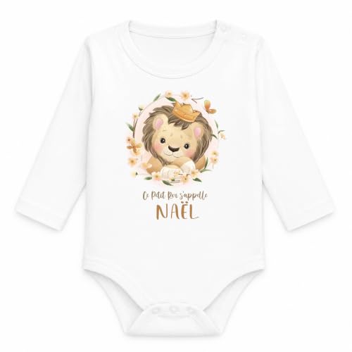 Planetee Body Bébé Manches Longues Ce Petit Roi sappelle Naë