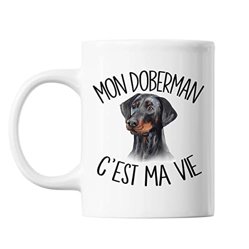 Planetee Mug Doberman cest la vie Chien