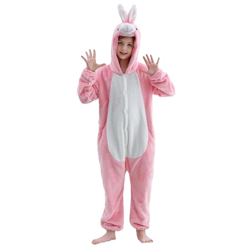 COOKY.D Unisexe Animal À Capuche Pyjamas Tout en Un Enfant C