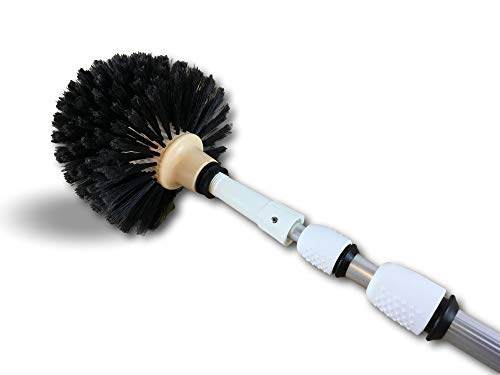 Tête de Loup Balai Brosse Boule, Manche télescopique Alumini