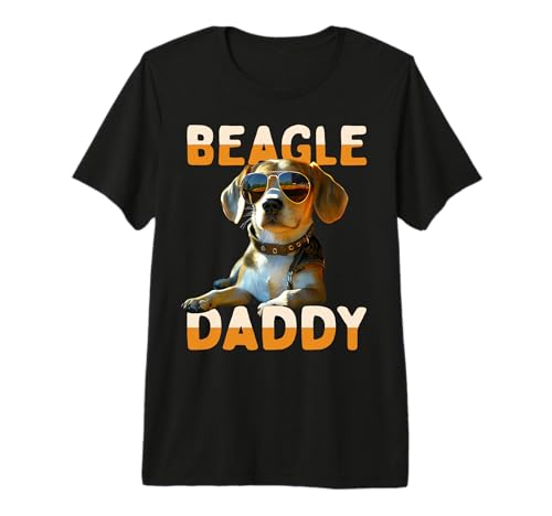Beagle Daddy Papa Chien Fête des Pères English Beagles Dad T