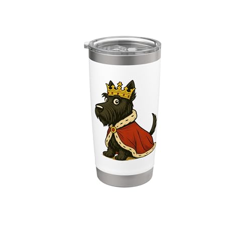 Amoureux des chiens de dessin animé rétro Scottish Terrier K