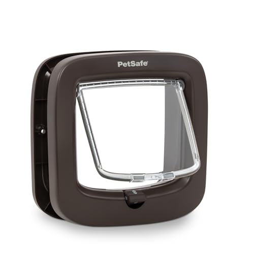 PetSafe - Chatière Manuelle - Système à 4 Options de Fermetu