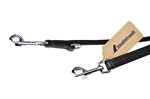 Schnüffelfreunde Laisse Chien Cuir - Laisse en Cuir Marron p