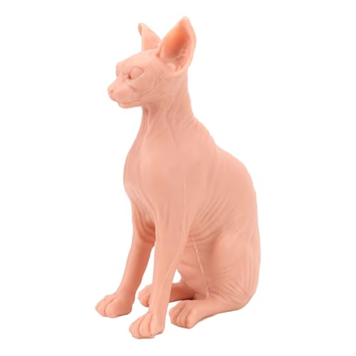 Hamwesh Statue de Chat Sphynx, Solide, Non Remplie, en Silic