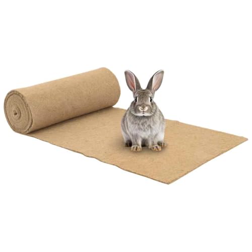 QUAHEAS Tapis anti-rongeurs en chanvre - 0,5 x 5 m - 5 mm -