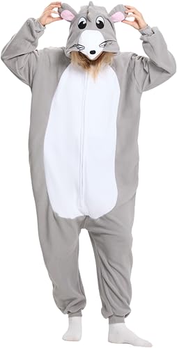 LandRosy Combinaison pyjama unisexe en peluche pour adulte, 