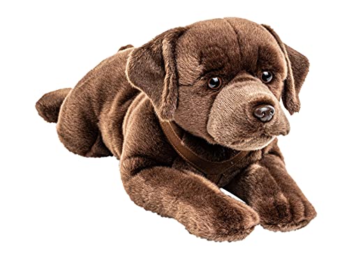 Uni-Toys - Labrador Marron, couché - 60 cm (Longueur) - Chie