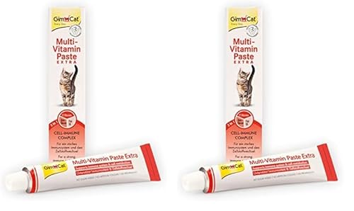 GimCat Pâte Multi-Vitamin Extra - Snack pour Chats avec du b