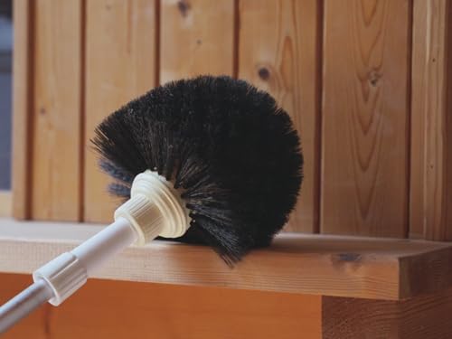 Kibros Tête de Loup Brosse Boule Vinyle Ø 180 mm Manche téle