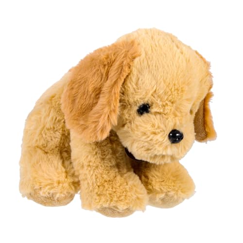 Uonlytech Peluche Chiot Golden Retriever, Chien Assis, PP Co
