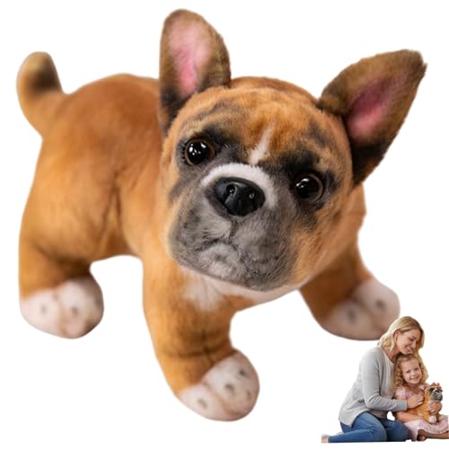 Monetais Peluche réaliste de Bouledogue français de 8, 7 Pou