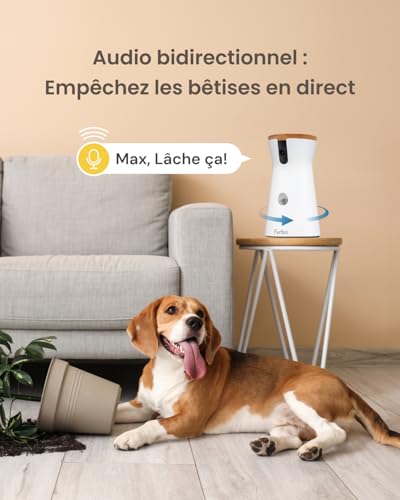 Furbo Caméra pour Chien 360° - [CAMÉRA BASIQUE]: Caméra rota