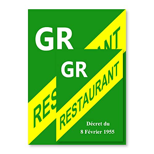 Affichage Grande Licence Restaurant A4 - Plastique rigide PV