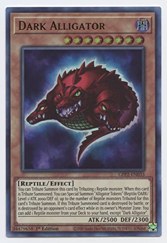 Dark Alligator - GFP2-EN033 - Ultra rare - 1ère édition