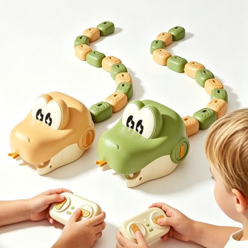 Fulluky Serpent télécommandé magnétique avec Blocs,Jouet 3 A