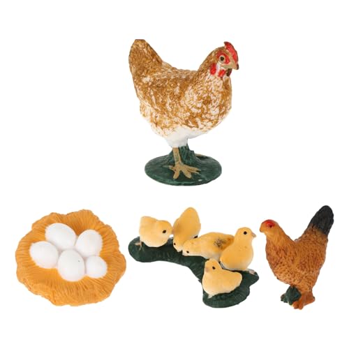 Homoyoyo Kit Jouet Cycle Croissance Poule, Figurine 4 Pièces