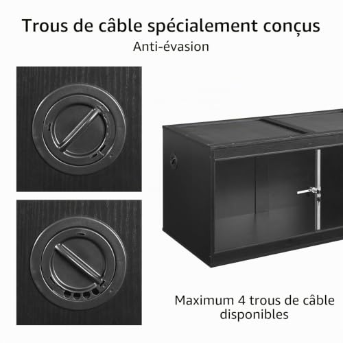 unipaws Cage pour reptiles de 110 gallons pour lézards, drag