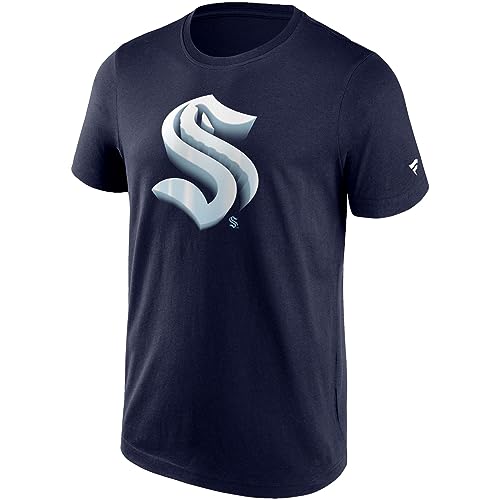Fanatics NHL Shirt - Chrome Logo Seattle Kraken