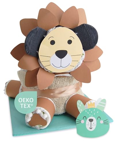 Windeltorte ® Lion [Roi de la Jungle] - Garçon & Fille - Neu