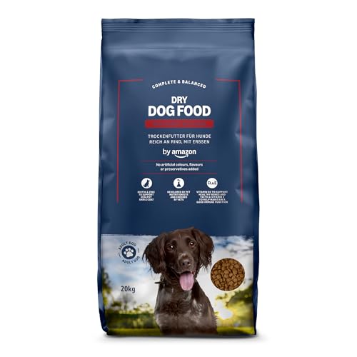 by Amazon - Croquettes complètes pour chien adulte, Boeuf au