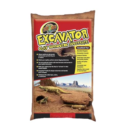 Zoo Med Excavator Clay Burrowing Substrat pour Reptile/Amphi