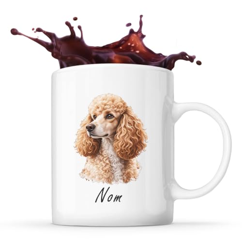 Planetee Mug Caniche : Portrait | Tasse en Céramique 330 ml 