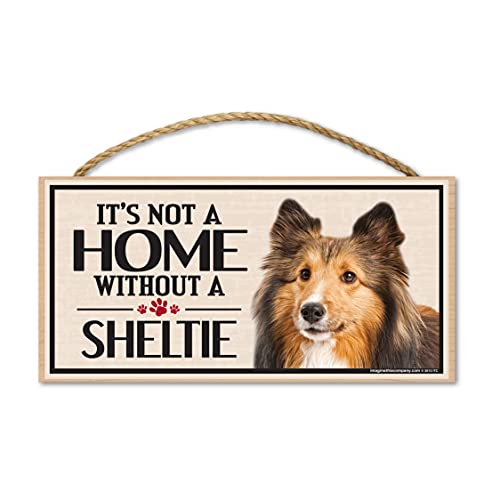 Imagine CE Wood Sign pour Les Chiens de Sheltie