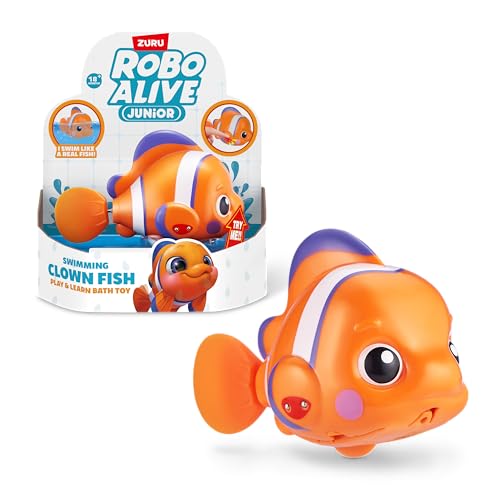 Robo Alive Jouet de Bain a Piles Little Fish Junior