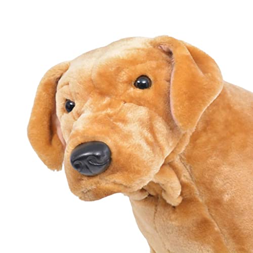 Générique Jouet en Peluche Chien de Race Labrador Marron Cla