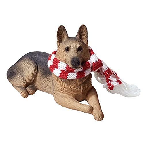 Sandicast Berger Allemand avec Foulard Rouge et Blanc