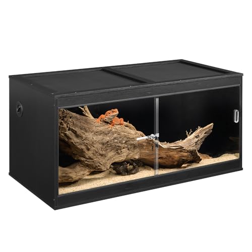 unipaws Cage pour reptiles de 110 gallons pour lézards, dragon barbu