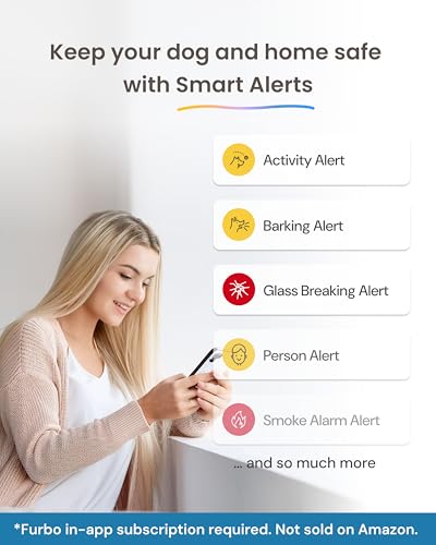 Furbo Caméra pour Chien 360° - Pack avec alertes de sécurité