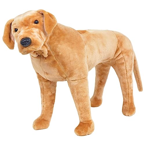 Générique Jouet en Peluche Chien de Race Labrador Marron Clair XXL,Jeux & Jouets,Jouets,Poupées, Coffrets & Figurines,Peluches,Brun,3.23 KG,91329
