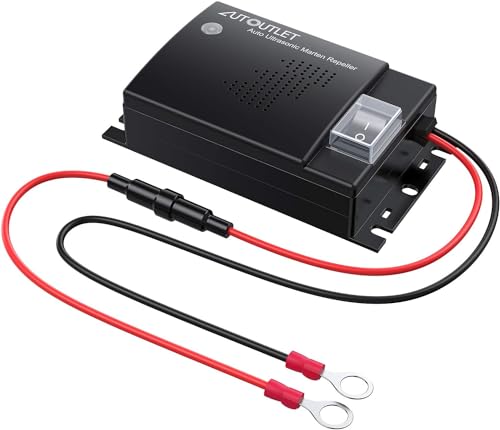 AUTOUTLET Répulsif Ultrason Souris pour Voiture DC 12V Répul